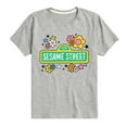 thumbnail image 1 of Sesame Street - Vintage Sesame Street Logo - Toddler and Youth Short Sleeve Graphic T-Shirt, 1 of 5