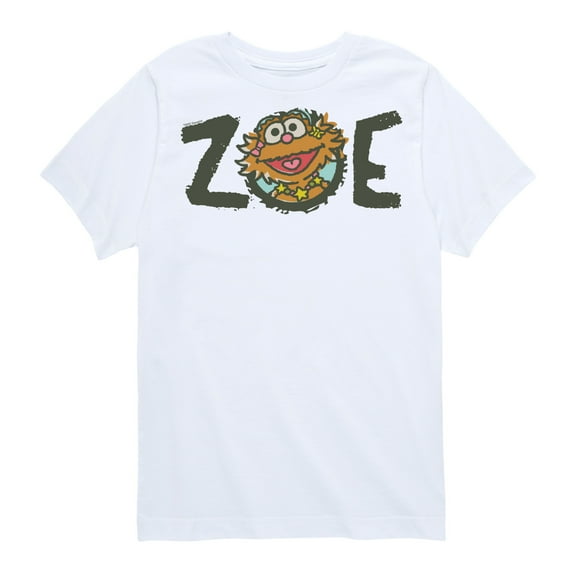 Sesame Street - Vintage Zoe - Toddler and Youth Short Sleeve Graphic T-Shirt