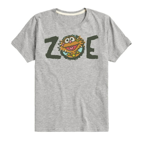 Sesame Street - Vintage Zoe - Toddler and Youth Short Sleeve Graphic T-Shirt