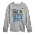 thumbnail image 1 of Sesame Street - W Is For Why Me - Toddler and Youth Long Sleeve T-Shirt, 1 of 4