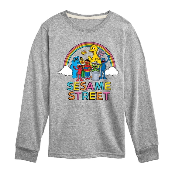 Sesame Street - With Rainbow - Toddler and Youth Long Sleeve T-Shirt
