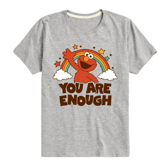 Sesame Street - You Are Enough Elmo - Toddler and Youth Short Sleeve Graphic T-Shirt