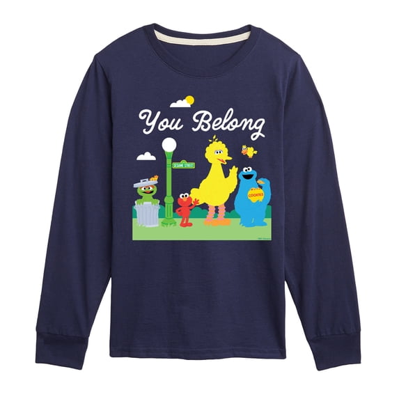 Sesame Street - You Belong - Toddler and Youth Long Sleeve T-Shirt