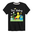 thumbnail image 1 of Sesame Street - You Belong - Toddler and Youth Short Sleeve Graphic T-Shirt, 1 of 5