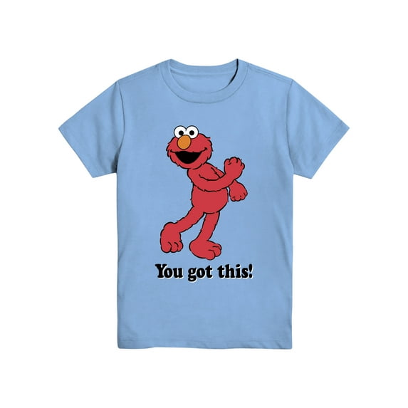Sesame Street You Got This, Boys Graphic Crew Neck Short Sleeve T-Shirt, Sizes XS-3X (Little Boys & Big Boys)