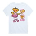 thumbnail image 1 of Sesame Street - Zoe Ballet - Toddler and Youth Short Sleeve Graphic T-Shirt, 1 of 5