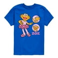 thumbnail image 1 of Sesame Street - Zoe Ballet - Toddler and Youth Short Sleeve Graphic T-Shirt, 1 of 5