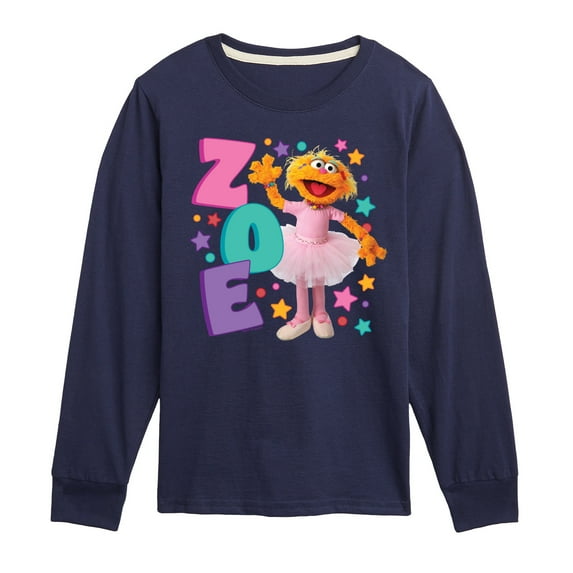 Sesame Street - Zoe - Toddler and Youth Long Sleeve T-Shirt