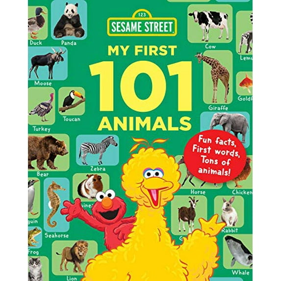 Pre-Owned Sesame Street's My First 101 Things: Sesame Street My First 101 Animals (Paperback)