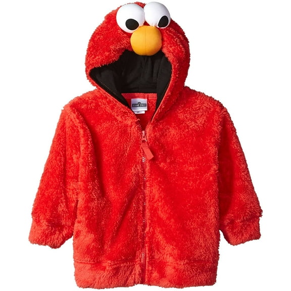 Sesame street elmo little boys costume hoodie, red 5 Years