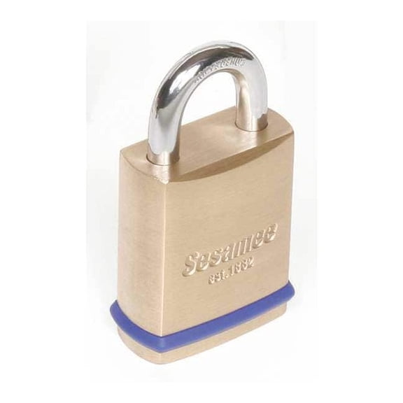 Sesamee Padlock for Interchangeable Core,1-3/4"W 56010