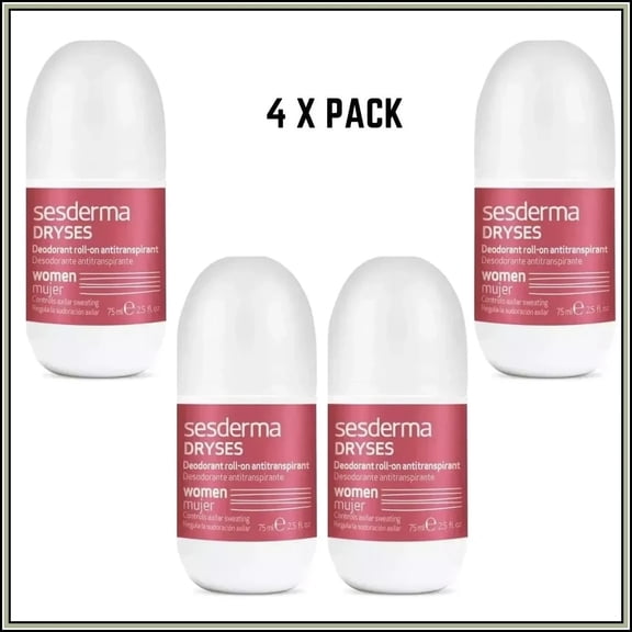 Sesderma Dryses Women Deodorant Roll on Antiperspirant 2x75ml