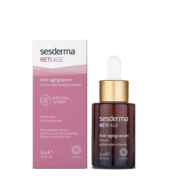 Sesderma Reti Age Serum is a serum that hydrates the skin while correcting the signs of aging 30ml