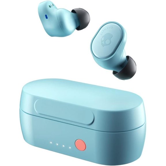 Sesh Evo in-Ear Earbuds, 24 Hr , Microphone, Works with Android and Devices - Bleached Blue