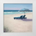 thumbnail image 1 of Seslar, Lin 12x12 White Modern Wood Framed Museum Art Print Titled - Beach Umbrella, 1 of 4