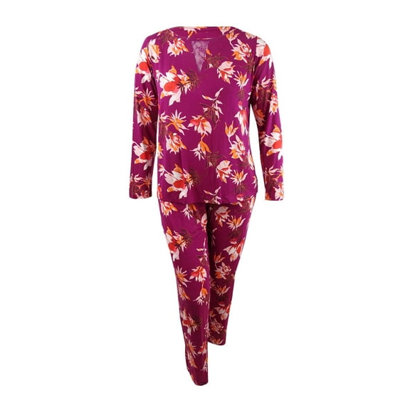 Sesoire Women's Floral-Print Woven Pajama Set