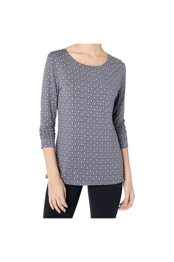 Womens Soft Knit Printed Sleep Top