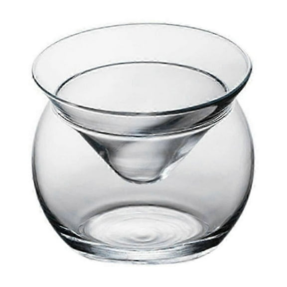 Sessile Glass Molecular Cocktail Glass Triangle Base Iced Cocktail Glass Ball Cocktail Glass