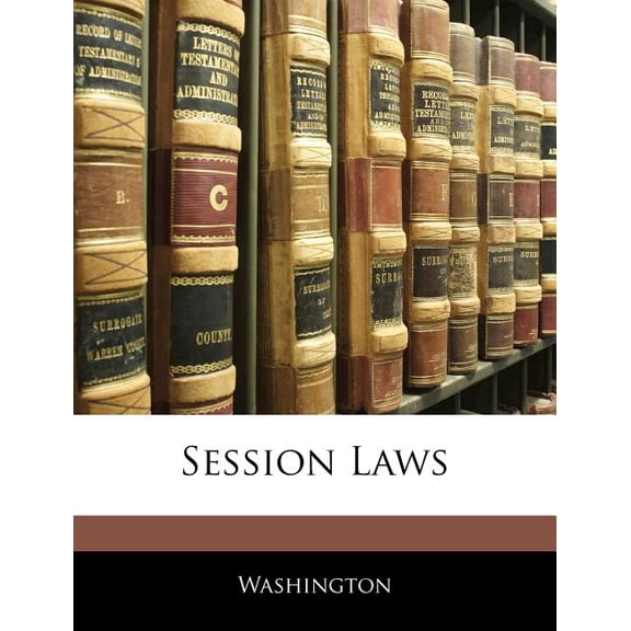 Session Laws (Paperback)