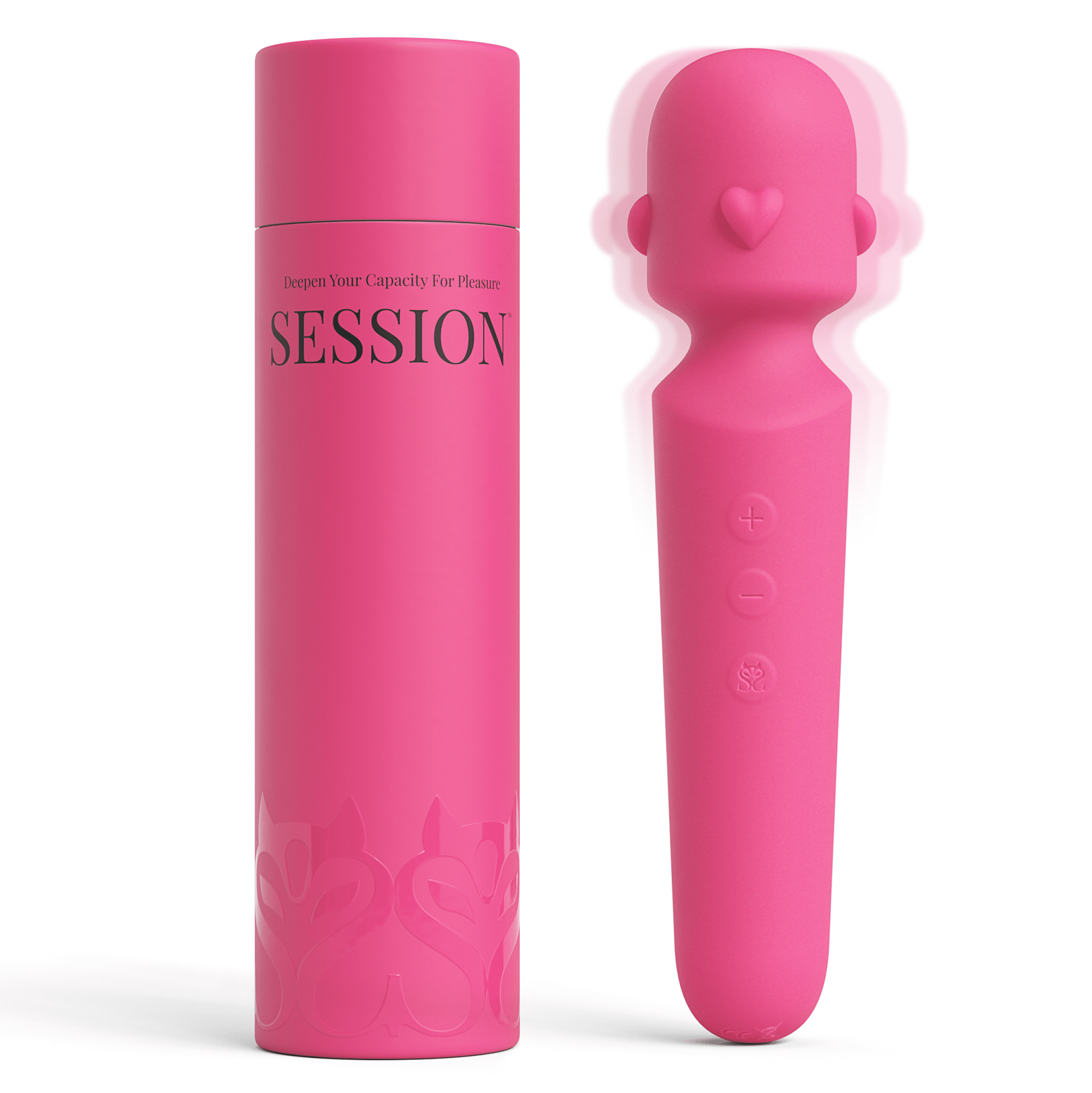 Session Vibrator Wand, 12 Vibration Modes 5 Speeds, Pleasure Personal  Massager – Hot Pink
