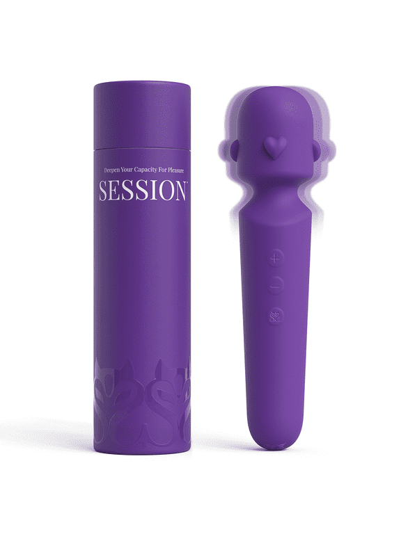 Vibrator Wand, 12 Vibration Modes 5 Speeds, Pleasure Personal Massager – Purple
