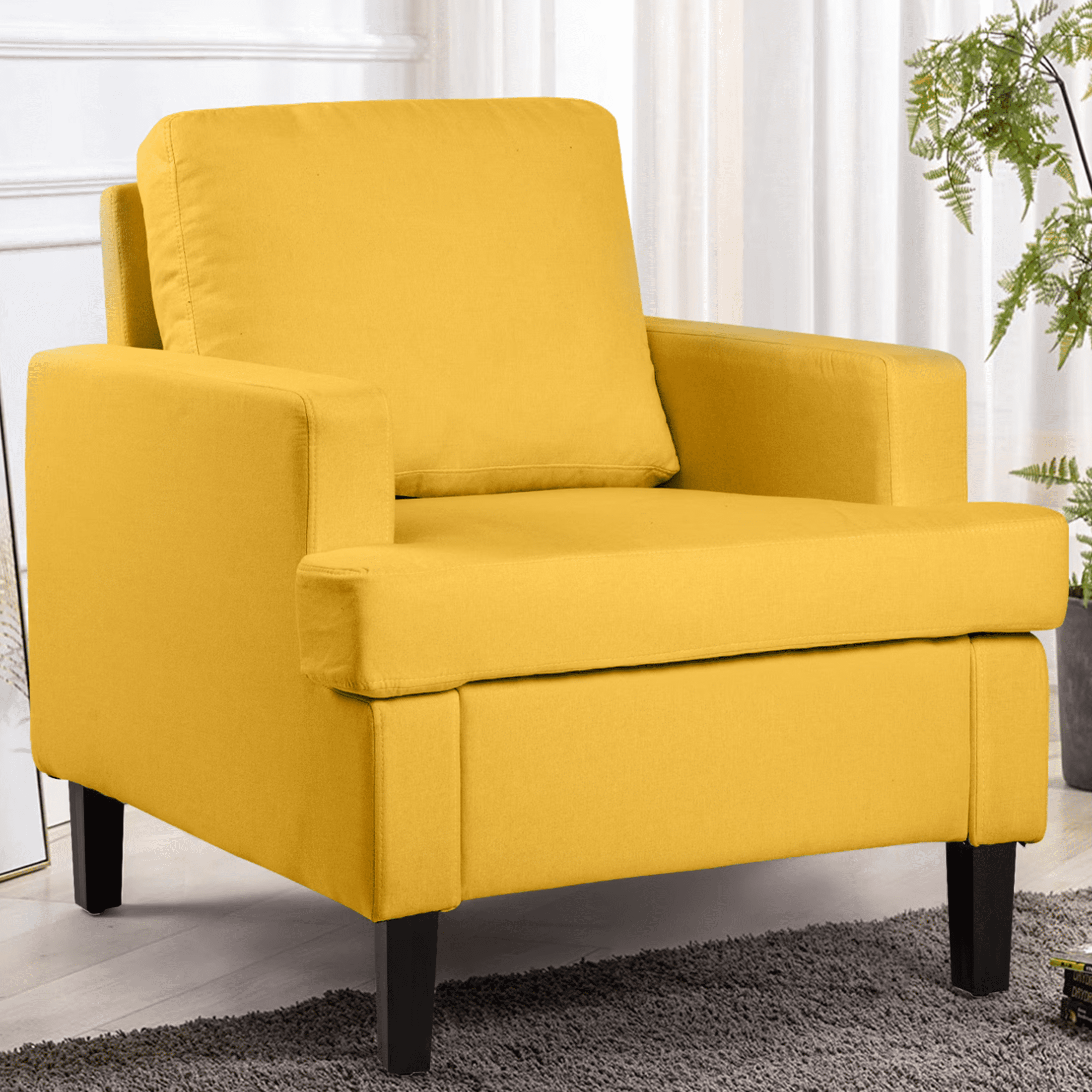 Sesslife Modern Fabric Home Accent Chair, Leisure Chair for Living Room