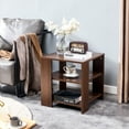 thumbnail image 1 of Sesslife Night Stand, Small Side Table with a Drawer, Classic Brown End Table with Storage, End Tables for Living Room, Wood Side Tables, 1 of 10