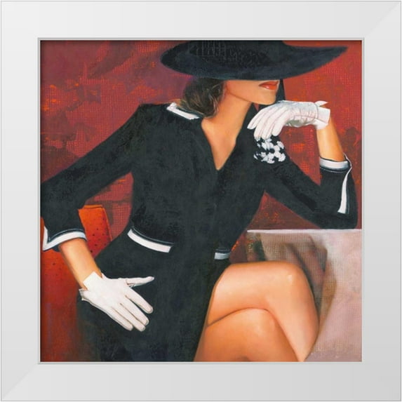 Sestillo, Enrico 12x12 White Modern Wood Framed Museum Art Print Titled - Cafe I