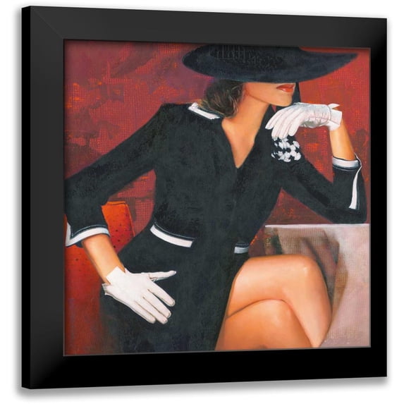 Sestillo, Enrico 15x15 Black Modern Framed Museum Art Print Titled - Cafe I