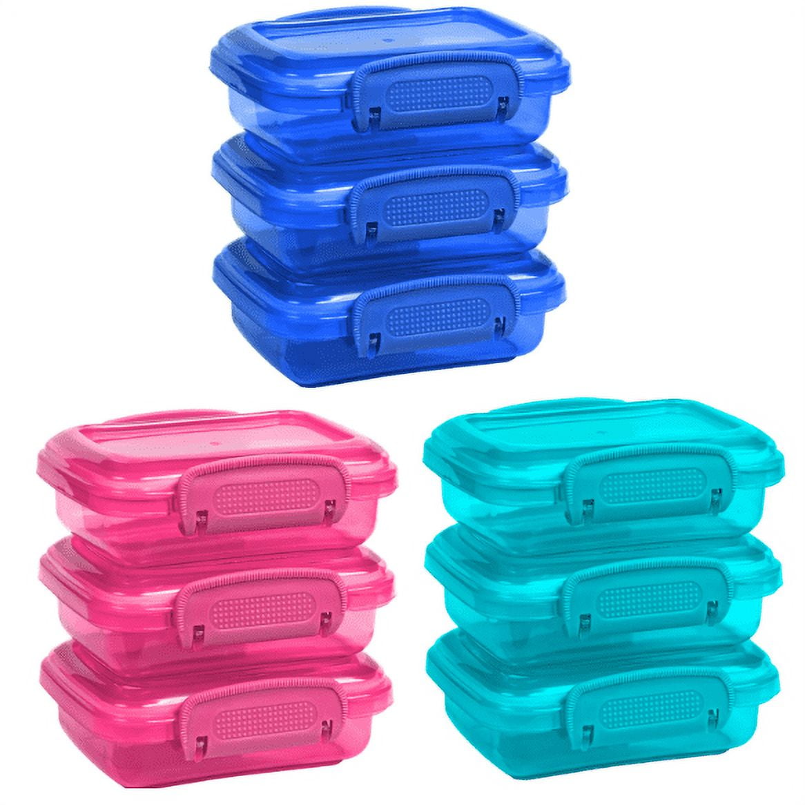 carrotez Small Stackable Snack Containers, Small & Portable Food Storage  Containers, 3 Interlocking Snack Containers for Adults - 1 cup (8.5 oz),  1/2 cup (4 oz)… in 2023