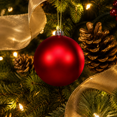 thumbnail image 1 of Set of 1 Christmas Ornament Ball for Christmas Tree, 4.72 Inch Large Hanging Ornament for Home Holiday Display Xmas Party Fireplace Stair Wreath Indoor Decorations, 1 of 7