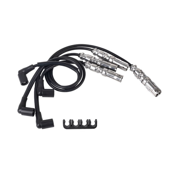 Set of 1 ISA Spark Plug Wire Set for 2001-2010 Volkswagen Jetta 2001-2007 Volkswagen Golf 2011-2015 Volkswagen Polo 2007-2009 Volkswagen Jetta City l4 2.0L Replacement For Standard 27588, 7808-27588