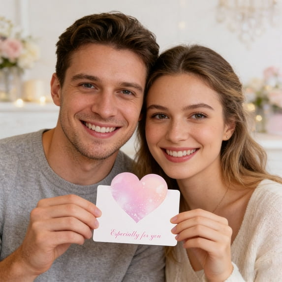 Set of 10 Beautiful 3D Valentine‘s Day Greeting Cards - Heartfelt Pop-Up Thank You & Blessing Cards for Gifts, Party Favors, Classroom Exchange, Valentines Day Cards for K-ids Sc-hool