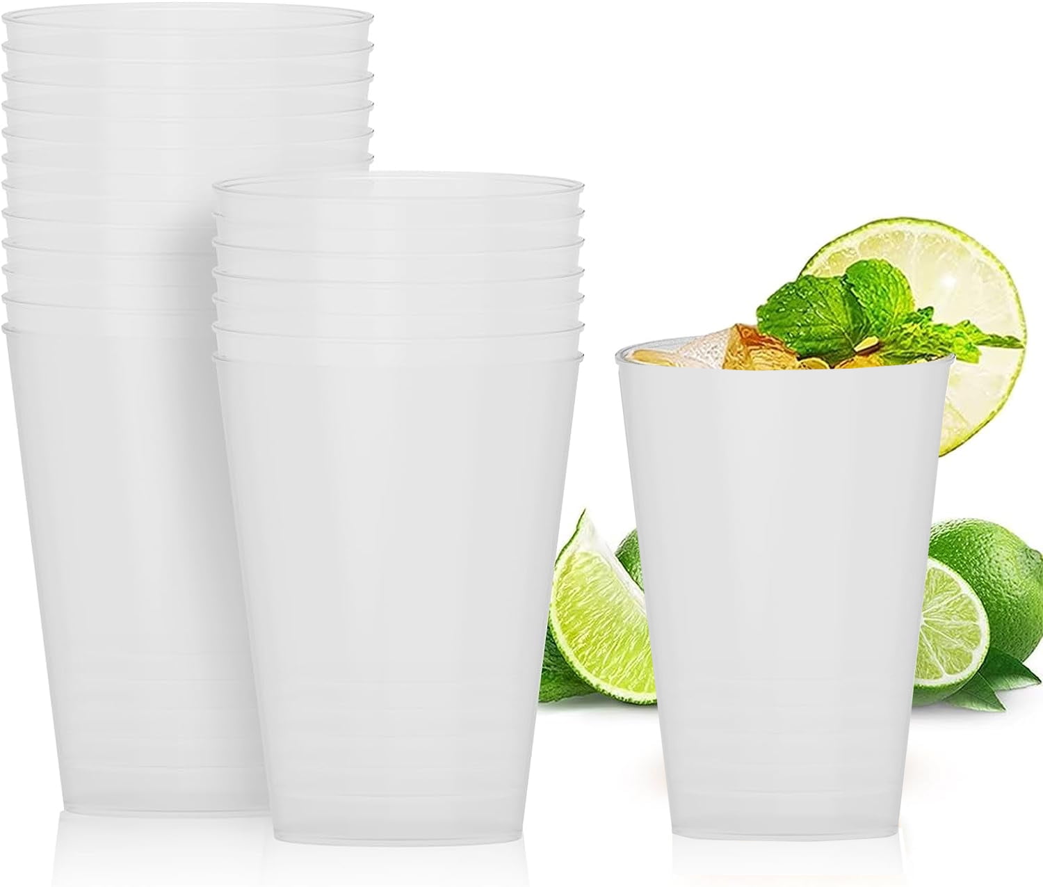 Set of 12 Kids Plastic Cups 9 oz Children Drinking Cups Tumblers