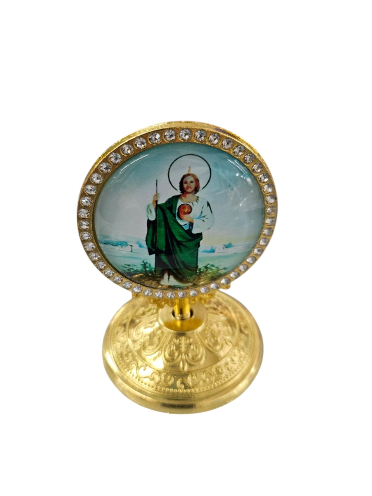 Set 12 Pc mini St Jude San Judas Tadeo Imagen Figurine Statues Favors 2.75"religious gift, baptism favors,