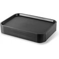  Set of 12 Plastic Fast Food Tray Black Color 14" X 17 3/4" for Café