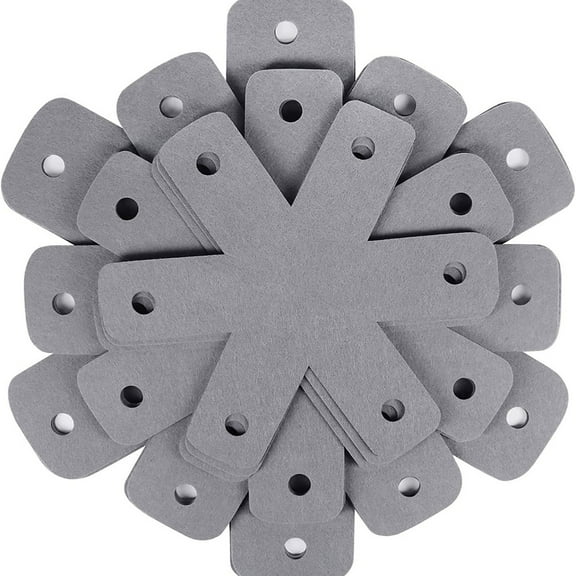 Set of 12 Pot Pan Protectors, 4 Sizes 10-16 inch Larger & Thicker Cookware Separator Pads, Heavy-Duty Polyester Felt for Stacking, Scratch Prevention & Countertop Protection