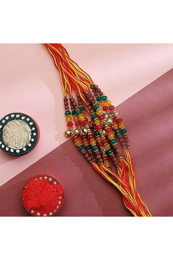 Set of 12 Rakhi for Brother Rakhi Thread for Bhai Bhabhi Bhaiya Bhabhi and Bhatiji veera Raksha Bandhan Rakhi gift Pack Set Dora Bracelet Kalwa for Brother Sister Indian Traditional Festival Rakhi