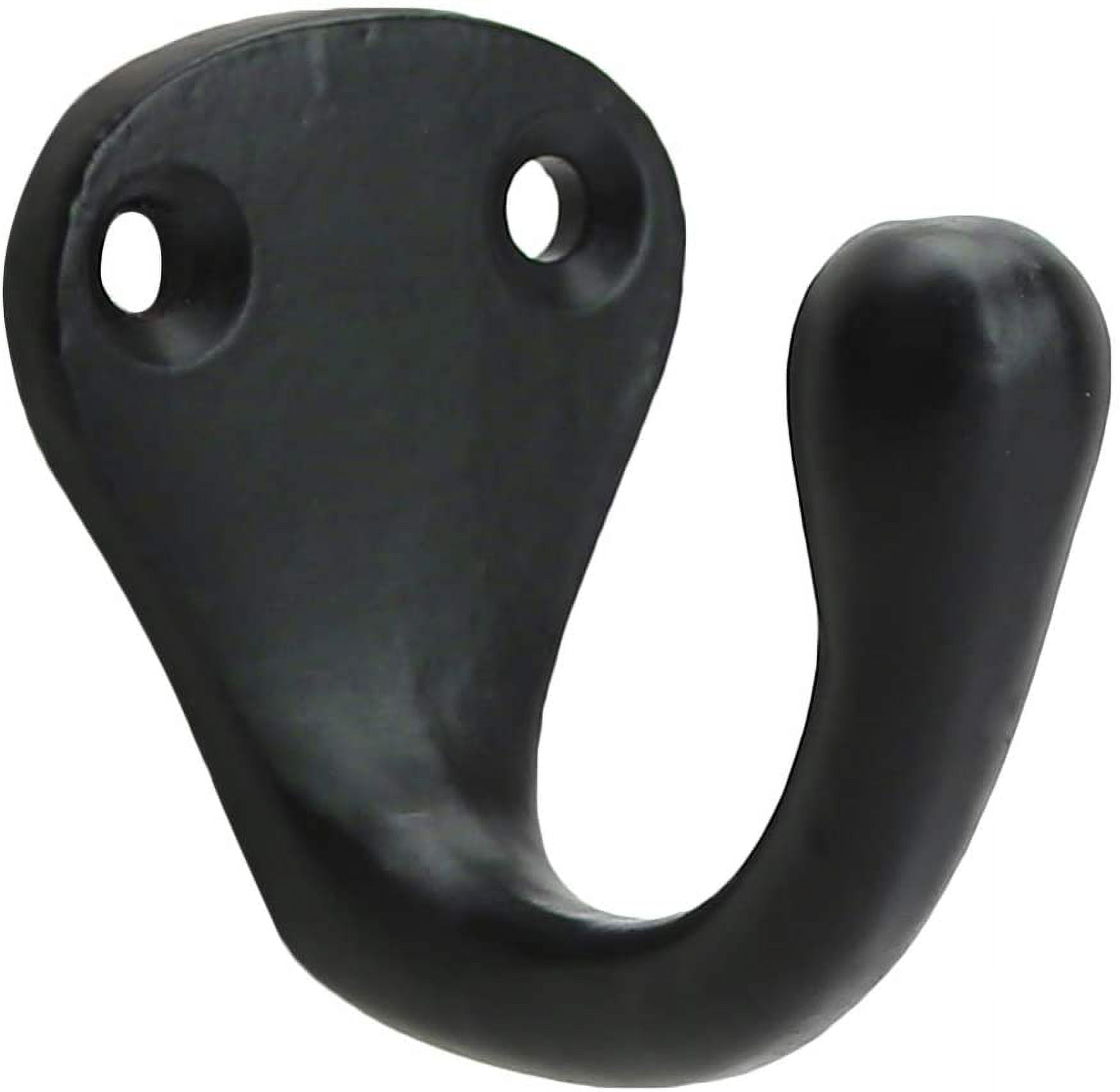 Set of 12 Single Coat Hooks Heavy Duty Wall Mounted Utility Iron