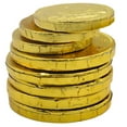 thumbnail image 1 of Set of 24 Assorted Chocolate Coins – Realistic Gold Foil Wrapped Quarters & Kennedy Half Dollar Candy Treats – For St Patrick's Day, Easter, Halloween, Classrooms, Scavenger Hunts & More!, 1 of 6