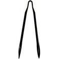 Set of 192 Heavy Duty Black Serving Tongs 9 inch Plastic
