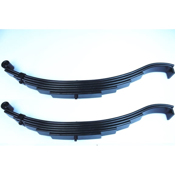 (Set 2) 29.5" Trailer Leaf Spring 6 leaf slipper 4000lbs for 8K 8000 lbs axle
