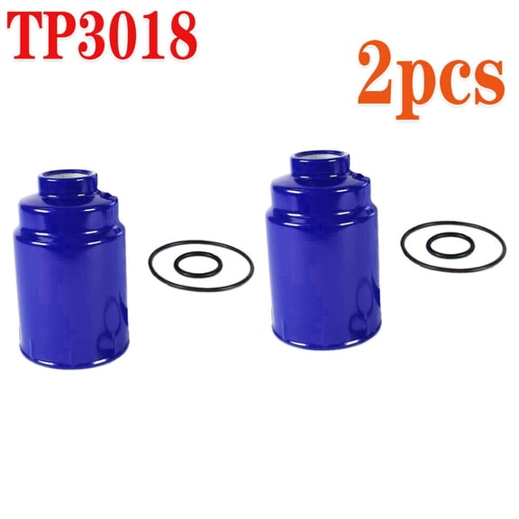 Set (2)-6.6L Duramax Diesel Fuel Filter for 2001-2016 Chevy GMC Replaces TP3018