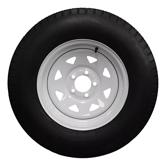 (Set of 2) Antego Tire and Wheel 225/75D15 Trailer Tire Reinforced 8-Ply-Ply Design, 15.0-Inch Rim Built for Long-Distance Hauling & Stability | A15604500116208ST22575D15-B2