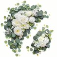 thumbnail image 1 of Set of 2 Artificial Wedding Arch Flowers for Wedding Welcome Sign, Banquet and Reception Decoration, Ceremony Backdrop Floral Arrangements, and Bridal Shower Decor, 1 of 6