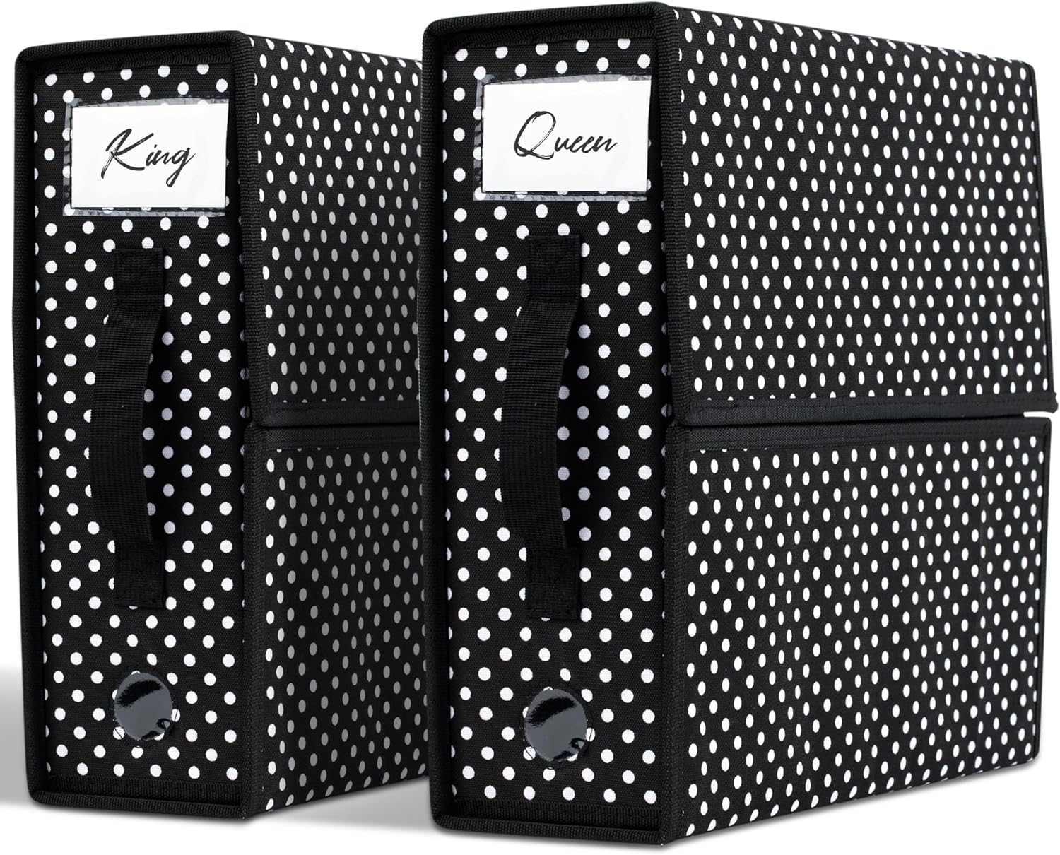 Set of 2 Bed Sheet Organizer Cube Linen Closet Organizers and Storage