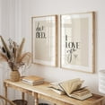 thumbnail image 1 of Set of 2 Bedroom Wall Art Prints Dear Bed I Love You Poster Wall Art Canvas Artwork Wall Decor Prints Painting Art Prints Picture Bedroom Home Decoration No Frame, 1 of 5