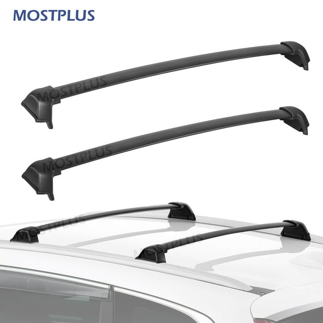Set(2) Black Roof Rack Cross Bar Crossbars Cargo Carrier for 20172021 Honda CRV CRV
