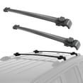 thumbnail image 1 of Set(2) Black Top Roof Rack Cross Bar Luggage for 2007-2017 Jeep Pat w/ OEM Roof Rails, 1 of 11