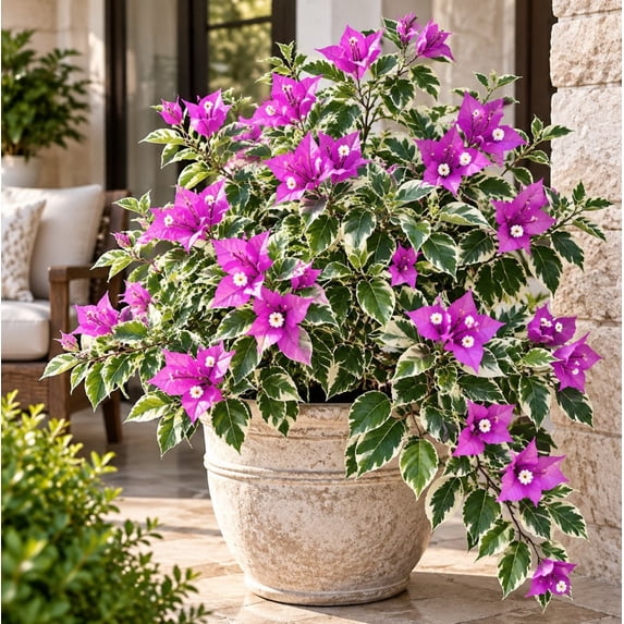 Set of 2 Blueberry Ice Bougainvillea Live Starter Plants 4–7 Inches ...